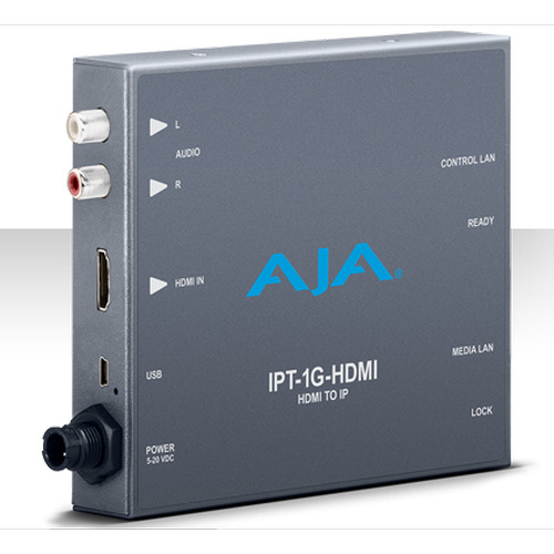 Передатчик по IP-сети HDMI и аудио AJA IPT-1G-HDMI