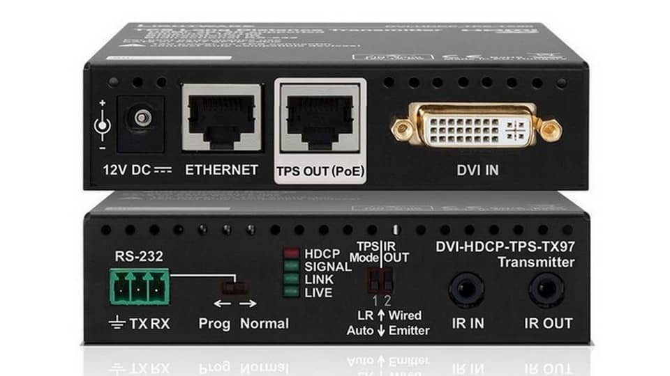 Передатчик по витой паре DVI, Ethernet, RS -232, IR, аудио LIGHTWARE DVI-HDCP-TPS-TX97