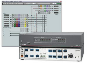 Коммутатор матричный аудио 6x4 с ProDSP процессором EXTRON DMP 64, 60-1054-01