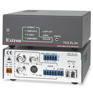 Приемник по оптике CV+аудио EXTRON FOX 2G Rx AV SM, 60-941-22