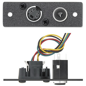 Изображения S-Video (F) - провод  + 3.5mm аудио под пайку, RAL9010, IN9387, 70-302-51