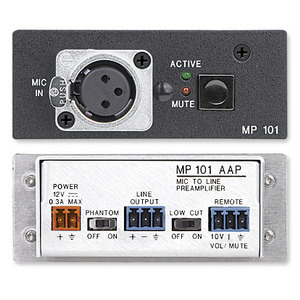 Усилитель микрофонный EXTRON MP 101 AAP черный, 60-718-11