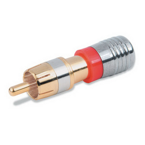 Изображения EXTRON RCA Male M59 Compression Connector-Gold/50 (50 шт позолоченные), 100-303-02