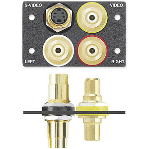 Изображения 3RCA (F/F) + S-Video (F/F), черный с надписью, IN9376D, 70-299-13