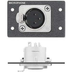 Изображения XLR 3-pin (F/под пайку), RAL9010 с надписью, IN9365D, 70-296-52