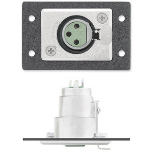 Изображения XLR 3-pin (F/под пайку), RAL9010, IN9395D, 70-296-53