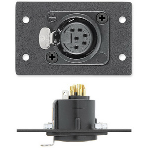 Изображения XLR 6-pin (F/под пайку), RAL9010, IN9366D, 70-305-54