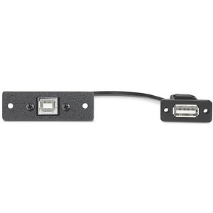Изображения USB B (F) - 10"кабель - USB A (F), RAL9010, 70-459-15