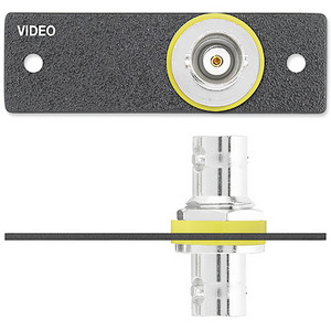 Изображения BNC (F/F), белый с надписью, IN9381, 70-286-22