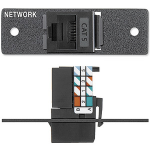 Изображения RJ-45 (F) - монтажный блок, RAL9010 с надписью, IN9359, 70-314-52