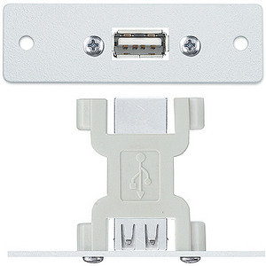 Изображения USB A (F) / USB B (F), RAL9010, 70-383-51