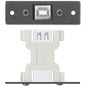 Изображения USB B (F) / USB A (F), черный, 70-459-11