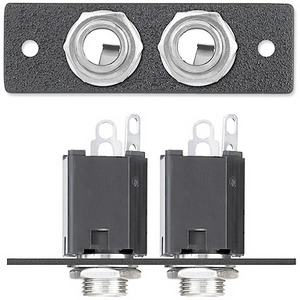 Изображения 2 х 6мм аудио моно (F) / под пайку, белый, 70-326-21