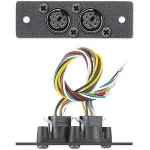 Изображения 2 х Mini DIN 6-pin (F) - провод, белый, IN9466, 70-311-23