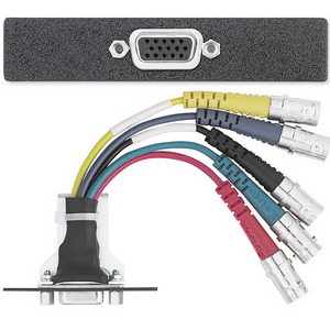 Изображения HD15 (F) - 4"кабель - 5BNC, белый, 70-404-21