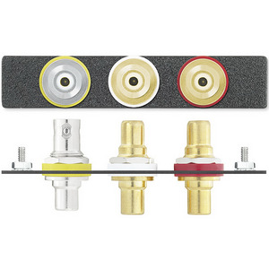 Изображения RCA (F) / BNC (F) + 2RCA (F/F), белый, 70-109-23