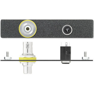 Изображения RCA (F) / BNC (F) + 3.5мм аудио / пайка, черный, 70-109-12