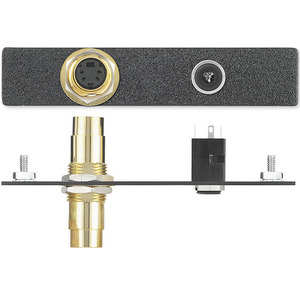 Изображения S-Video (F/F) + 3.5мм аудио / пайка, белый, 70-107-25