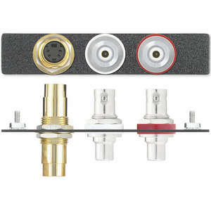 Изображения S-Video (F/F) + 2RCA (F) / 2BNC (F), черный, 70-107-17