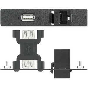 Изображения USB A (F/F) + RJ-45 (F/F), белый, EXTRON, 70-609-03