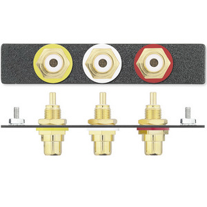 Изображения 3RCA (F) / пайка, черный, 70-092-12