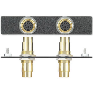 Изображения 2 х Mini DIN 6-pin (F/F), белый, 70-104-21