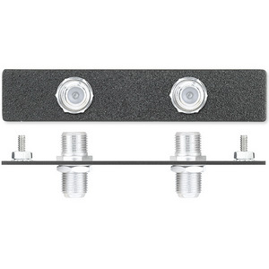 Изображения 2 х F-Connector (F/F), черный, 70-096-11