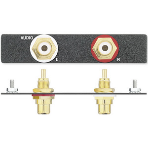 Изображения 2RCA (F) / пайка, белый с  грав., 70-092-81