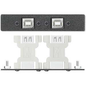 Изображения 2 х USB B (F) / USB A (F), белый, EXTRON, 70-458-21