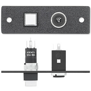 Изображения 3.5мм аудио/пайка, RAL9010, EXTRON, 70-294-51