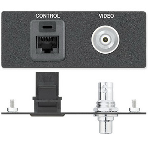 Изображения RJ-45 (F/F) + RCA (F) / BNC (F), RAL9010 с грав., EXTRON, 70-460-51