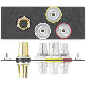 Изображения S-Video (F/F) + RCA (F) / BNC (F) + 2RCA (F/F), черный, EXTRON, 70-522-11