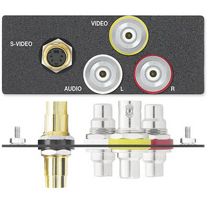 Изображения S-Video (F/F) + RCA (F) / BNC (F) + 2RCA (F/F), белый с грав., 70-522-81