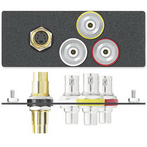 Изображения S-Video (F/F) + 3 х RCA (F) / BNC (F), черный, 70-107-16