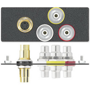 Изображения S-Video (F/F) + 3RCA (F/F), белый, 70-107-22