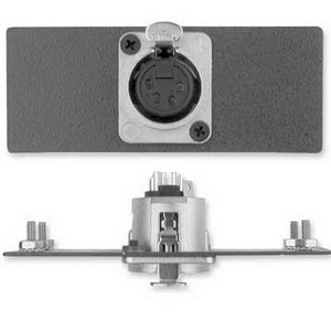 Изображения XLR 4-pin (F) / пайка, RAL9010, EXTRON, 70-103-52