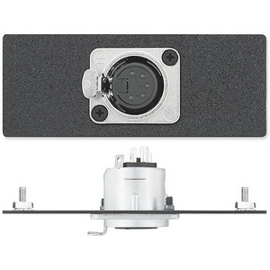 Изображения XLR 5-pin (F) / пайка, черный, 70-422-11