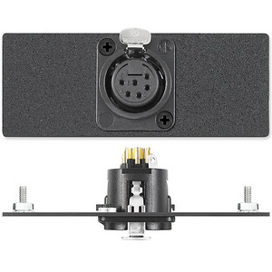 Изображения XLR 6-pin (F) / пайка, черный, 70-103-13