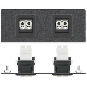 Изображения 2 x Fiber duplex LC (F/F), RAL9010, EXTRON, 70-466-51