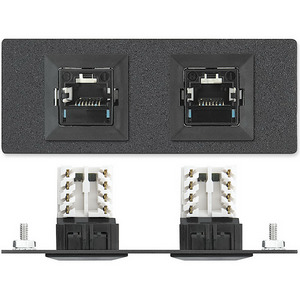 Изображения 2 x RJ-45 (F) / монтажный блок, белый, EXTRON, 70-786-03