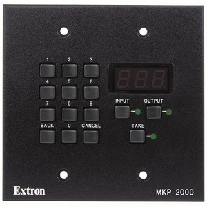 Панель настенная управления коммутатором EXTRON MKP 2000, 60-682-02