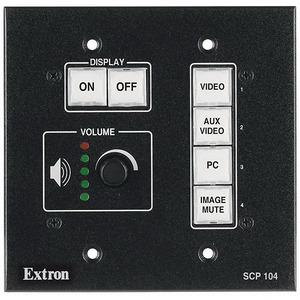 Изображения EXTRON коммутатором, белая SCP 104, 60-672-03