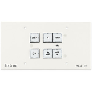 Изображения EXTRON порты ИК и RS-232, RAL9010. EXTRON, MLC 52 RS EU, 60-744-35