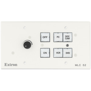 Изображения EXTRON порты ИК, RS-232 и звук, RAL9010. EXTRON, MLC 52 RS VC EU, 60-745-35
