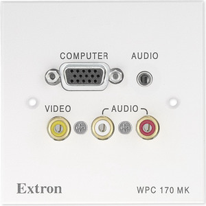 Изображения EXTRON HD15(F)/винт+3.5мм аудио/винт+3RCA(F)/винт, белый  WPC 170 MK, 70-796-03