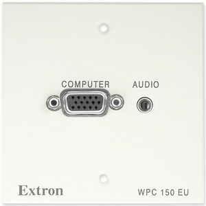 Адаптер HD15(F)/винт+3.5мм аудио/винт, белый, EXTRON WP 150 EU, 70-797-05