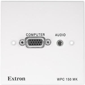 Адаптер HD15(F)/винт+3.5мм аудио/винт, белый, EXTRON WPC 150 MK, 70-807-03