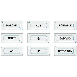 Изображения EXTRON TLP 350 Button Kit, 70-698-07