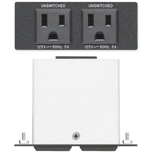 Изображения US x 2, 2-местная, белая, Dual AC AAP, 70-584-03