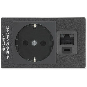 Изображения EC + RJ-11/RJ-45 (F/F),3-местная,белая, AC Net AAP,70-568-03